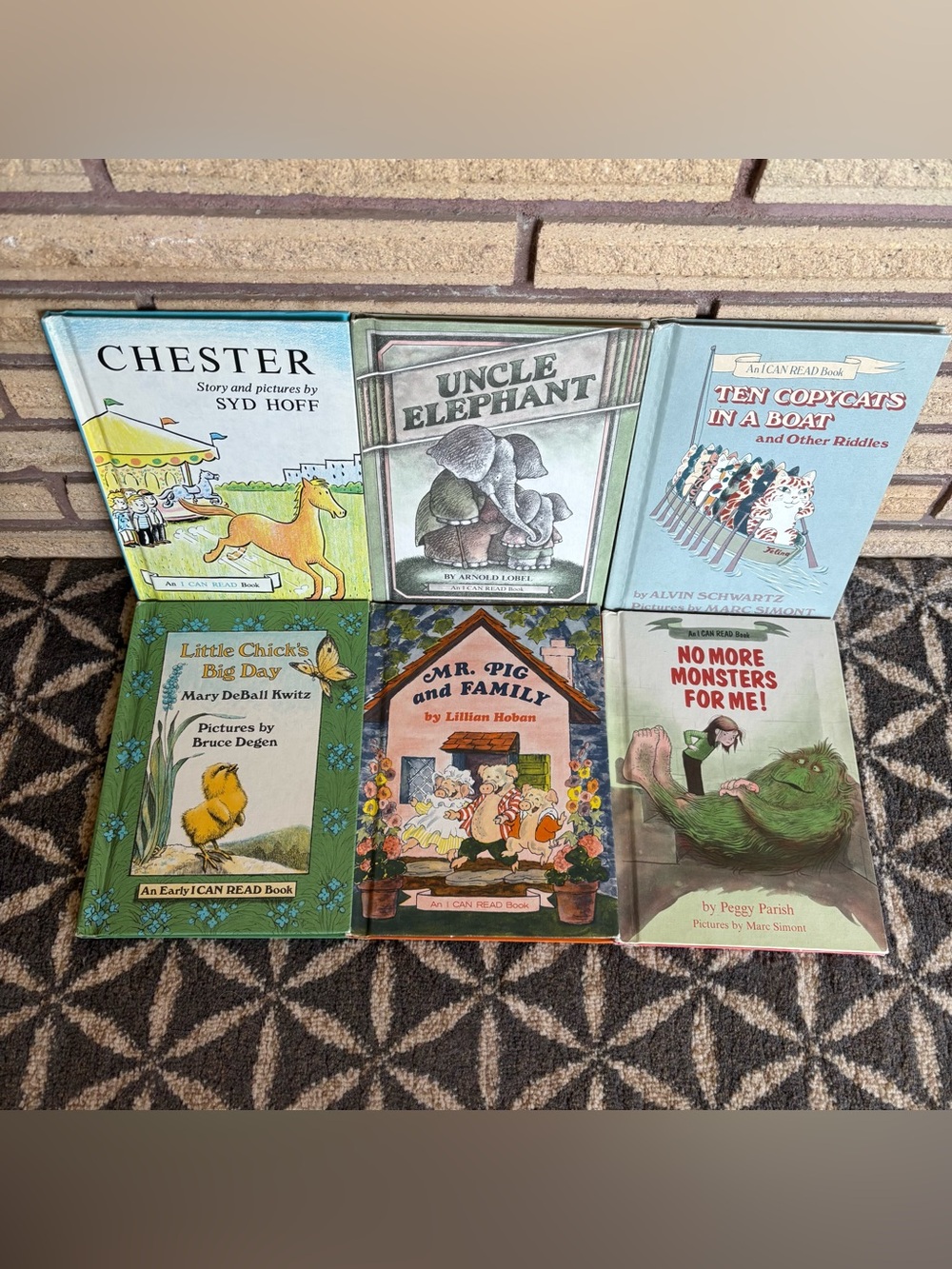 6 "An I Can Read Book" Set - Kids Books - Weekly Reader Books - 80's B00ks